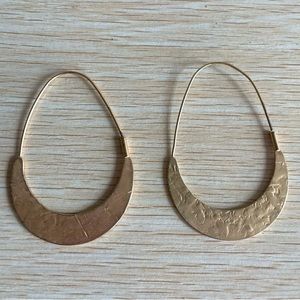 Madewell Gold minimalist earrings